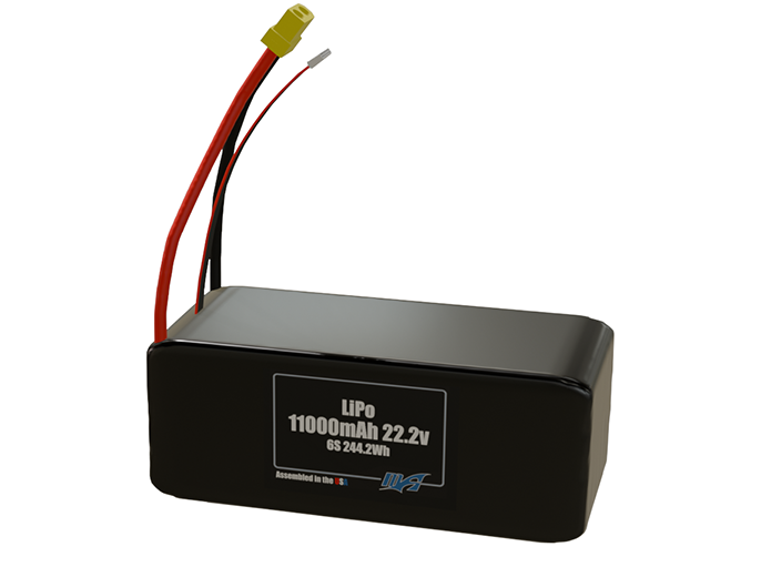11,000mAh 6's 22.2v Battery Pack