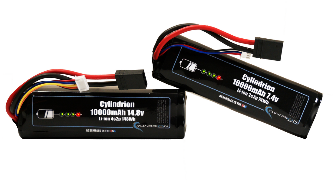 Cylindrion Lithium Battery by MaxAmps Lithium batteries Logo