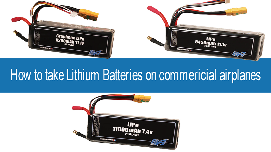 How To Take Lithium Batteries On Commercial Airplanes