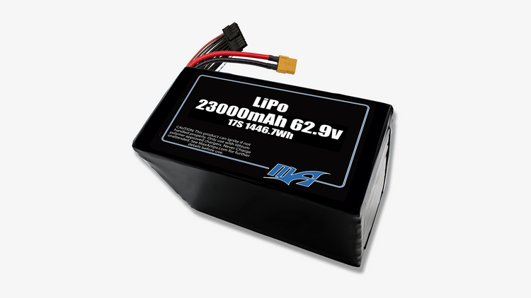 17S LiPo Batteries 62.9v