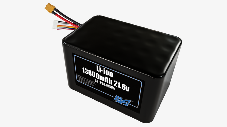 Lithium ion 13800mAh Packs
