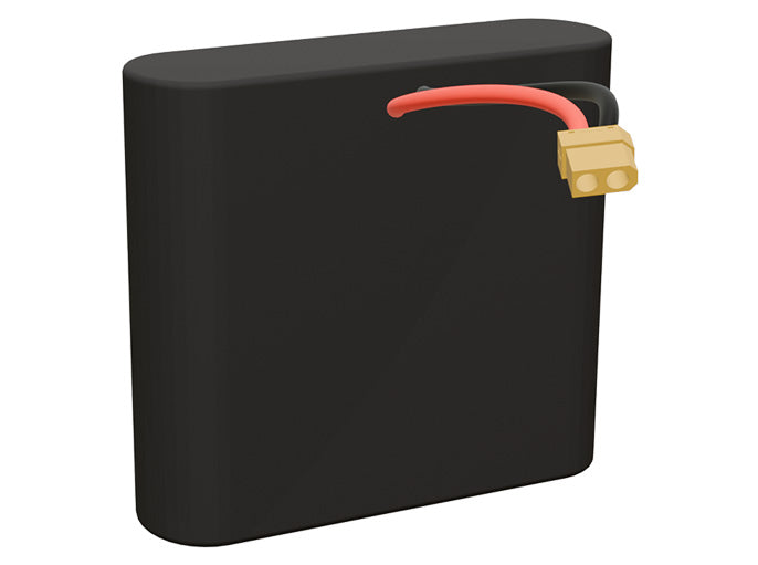 Angled product render of the 14000mAh 4-cell Lithium-ion pack. A lightweight energy source for UAV, drone, and robotic builds.