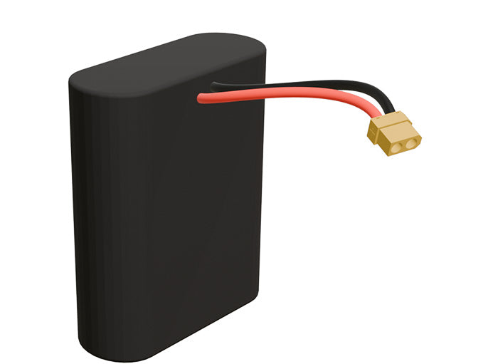 Angled product render of the 15000mAh 3-cell Lithium-ion pack. A lightweight energy source for UAV, drone, and robotic builds.