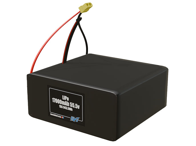 LiPo 17000mAh 15S 55.5v Battery Pack