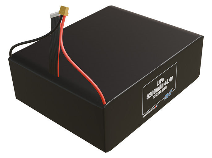 Graphene LiPo 5200mAh 12S 44.4v Battery Pack