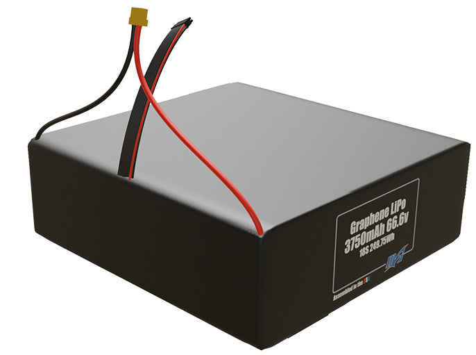 Graphene LiPo 3750mAh 18S 66.6v Battery Pack