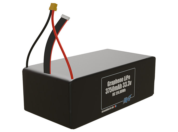 Graphene LiPo 3750mAh 9S 33.3v Battery Pack