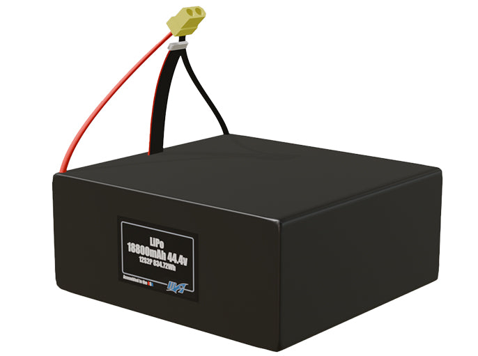 LiPo 18800mAh 12S2P 44.4v Battery Pack