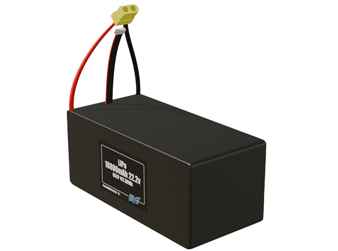LiPo 18800mAh 6S2P 22.2v Battery Pack