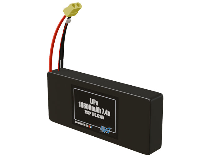 LiPo 18800mAh 2S2P 7.4v Battery Pack