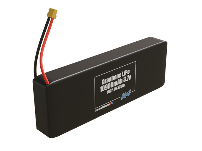 LiPo 10900mAh 1S2P 3.7v Battery Pack