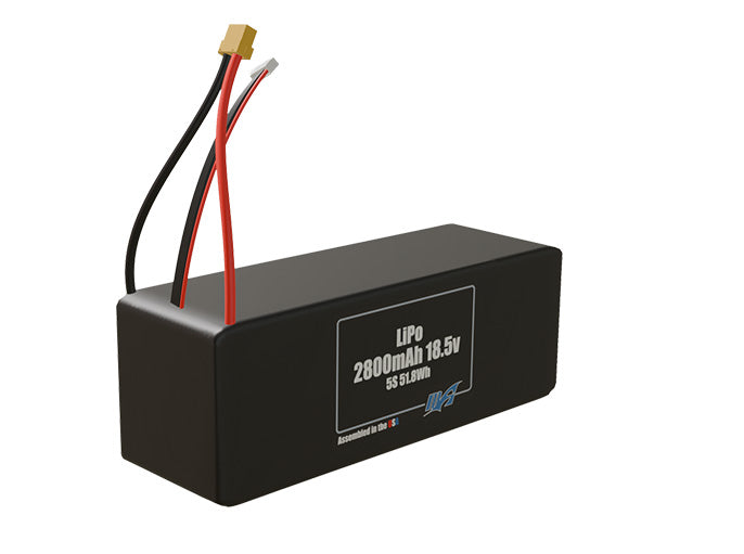 LiPo 2800mAh 5S 18.5v Battery Pack