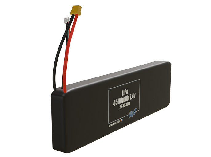 LiPo 4500mAh 2S 7.4v Battery Pack