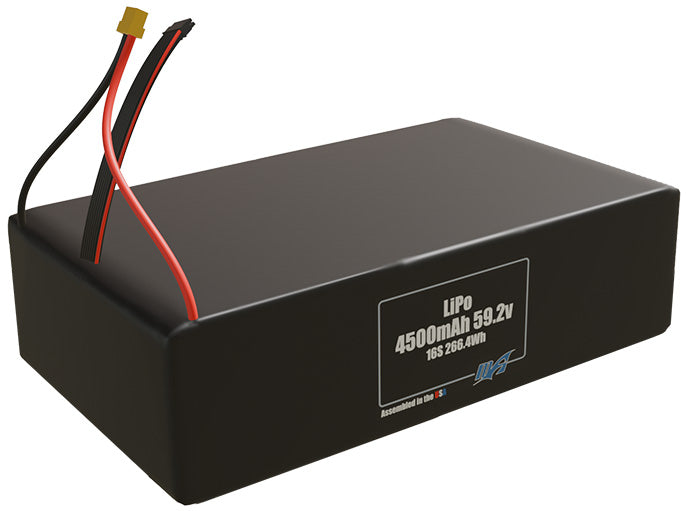 LiPo 4500mAh 16S 59.2v Battery Pack