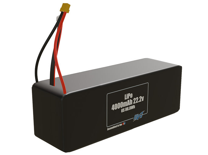 LiPo 4000mAh 6S 22.2v Battery Pack