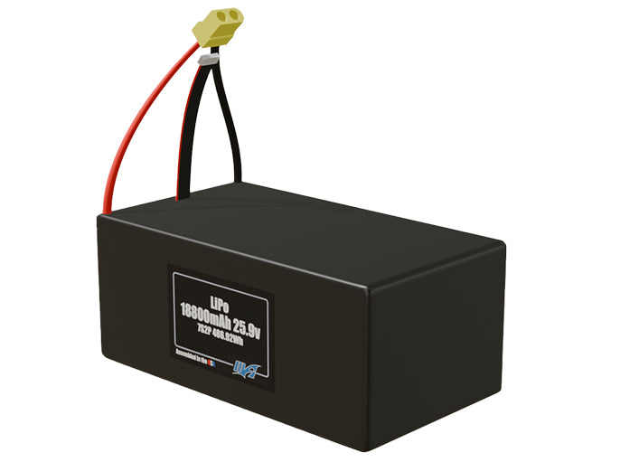 LiPo 18800mAh 7S2P 25.9v Battery Pack