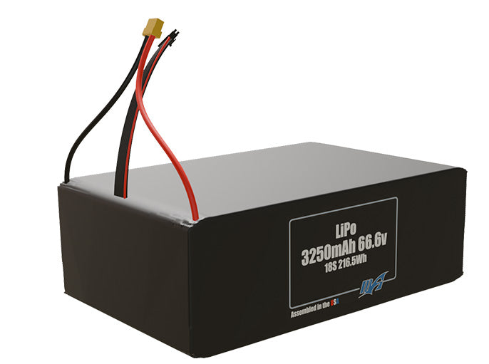 LiPo 3250mAh 18S 66.6v Battery Pack