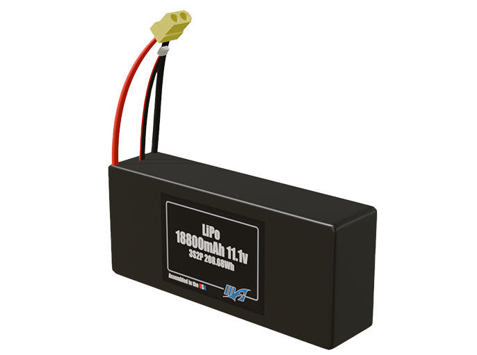 LiPo 18800mAh 3S2P 11.1v Battery Pack
