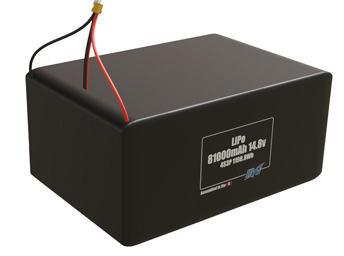 LiPo 81000mAh 4S3P 14.8v Battery Pack