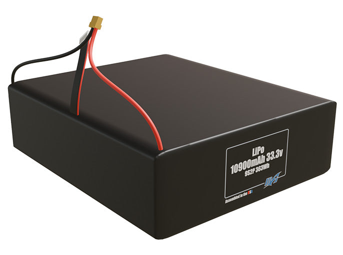 LiPo 10900mAh 9S2P 33.3v Battery Pack