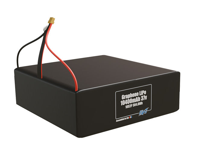 Graphene LiPo 10400mAh 10S2P 37v Battery Pack
