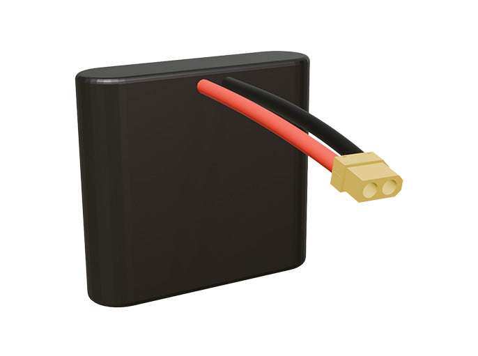 Angled product render of the 24000mAh 4-cell Lithium-ion pack. A lightweight energy source for UAV, drone, and robotic builds.