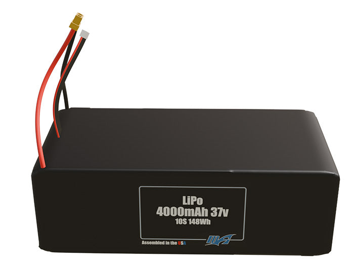 LiPo 4000mAh 10S 37v Battery Pack