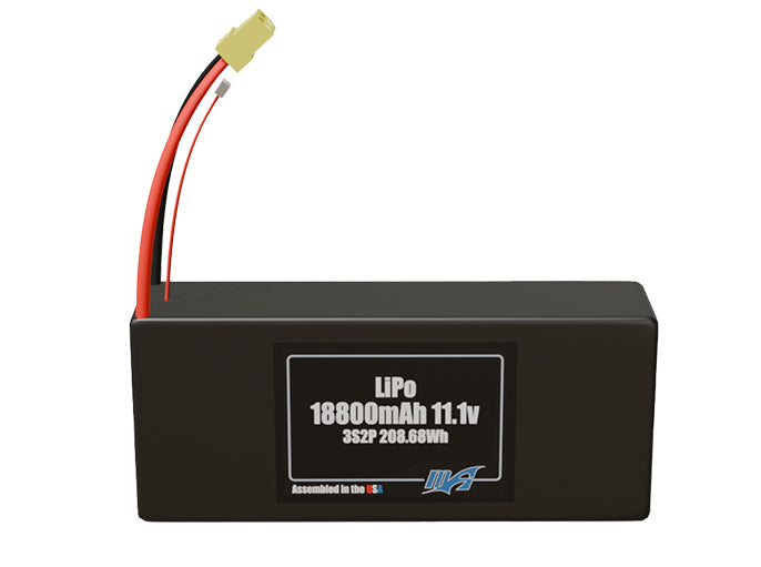 LiPo 18800mAh 3S2P 11.1v Battery Pack