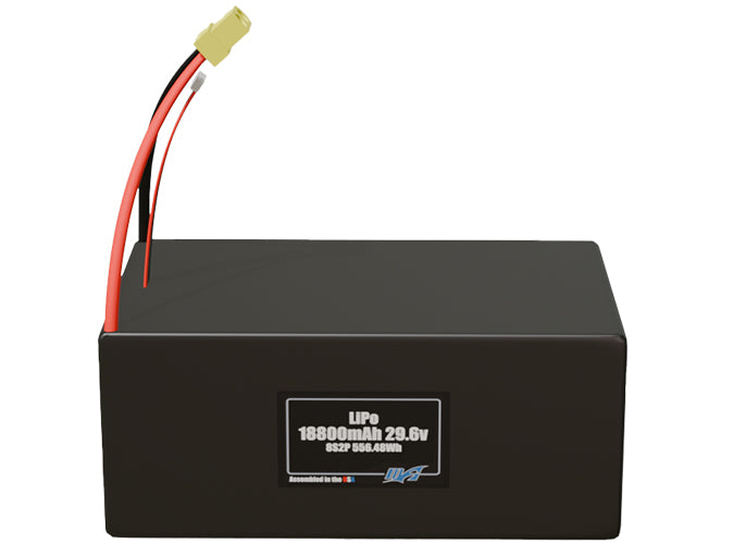 LiPo 18800mAh 8S2P 29.6v Battery Pack