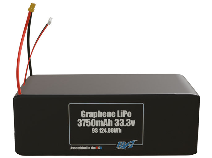 Graphene LiPo 3750mAh 9S 33.3v Battery Pack