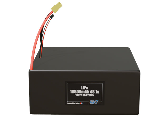 LiPo 18800mAh 13S2P 48.1v Battery Pack