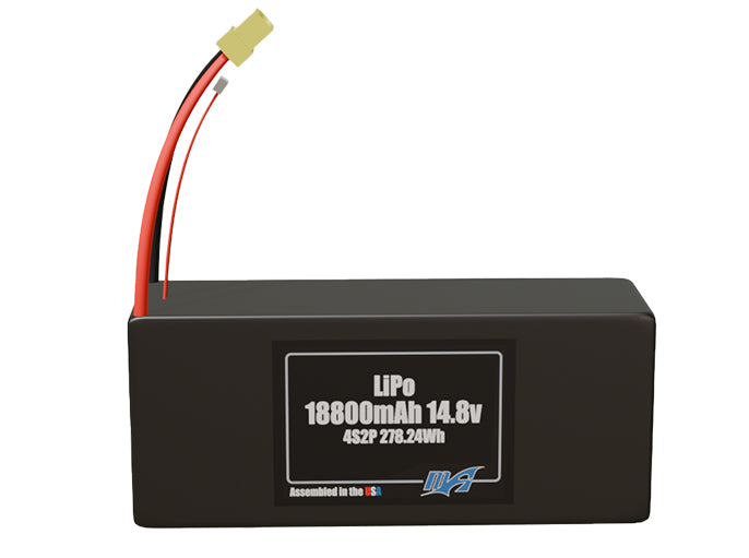 LiPo 18800mAh 4S2P 14.8v Battery Pack