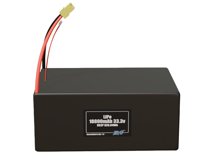 LiPo 18800mAh 9S2P 33.3v Battery Pack