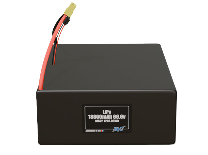 LiPo 18800mAh 18S 66.6v Battery Pack