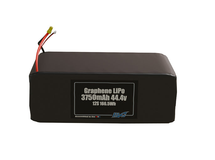 Graphene LiPo 3750mAh 12S 44.4v Battery Pack