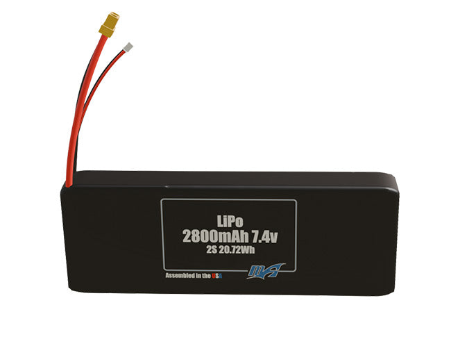 LiPo 2800mAh 2S 7.4v Battery Pack