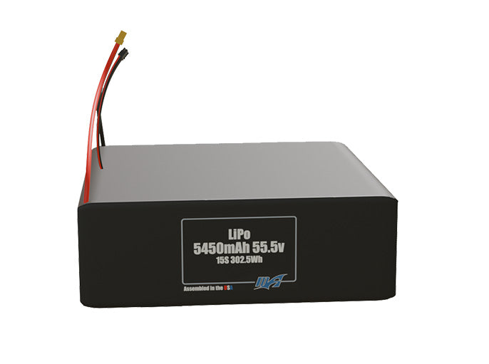 LiPo 5450mAh 15S 55.5v Battery Pack