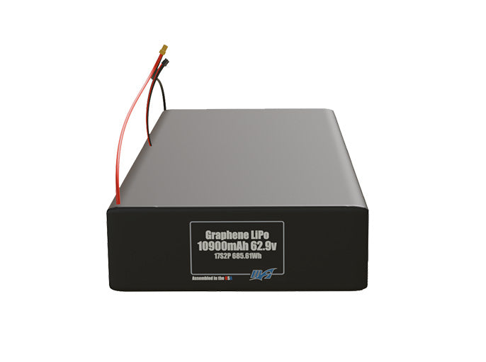 LiPo 10900mAh 17S2P 62.9v Battery Pack