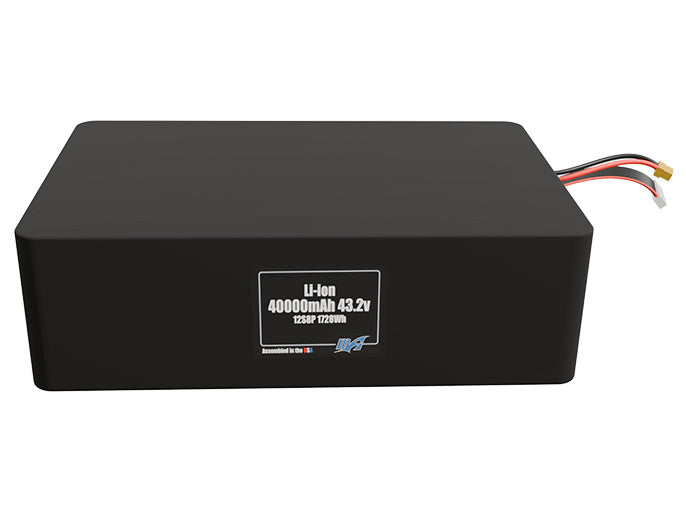 Li-ion 40000mAh 12S8P 43.2v Battery Pack