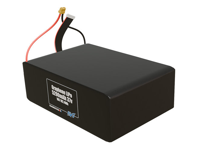 Graphene LiPo 5200mAh 10S 37v Battery Pack