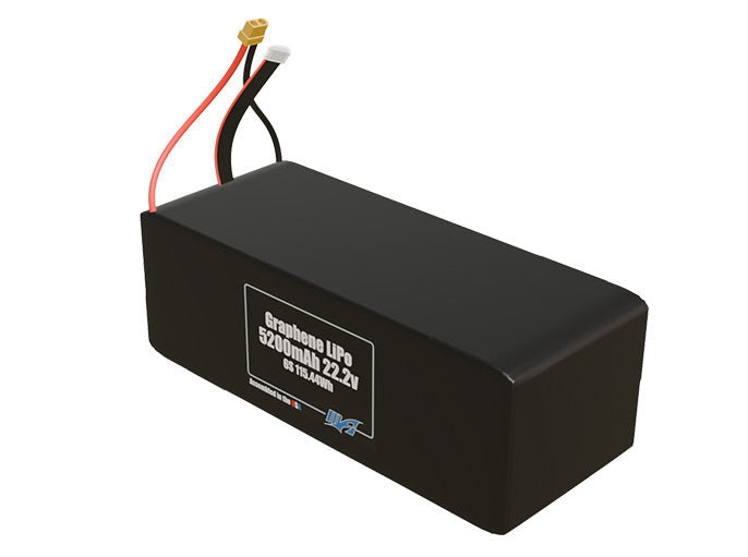Graphene LiPo 5200mAh 6S 22.2v Battery Pack