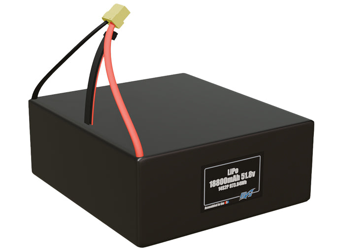 LiPo 18800mAh 14S2P 51.8v Battery Pack