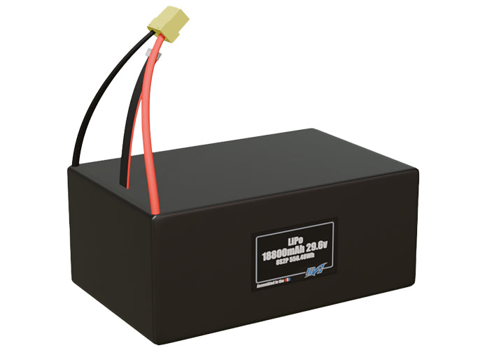 LiPo 18800mAh 8S2P 29.6v Battery Pack