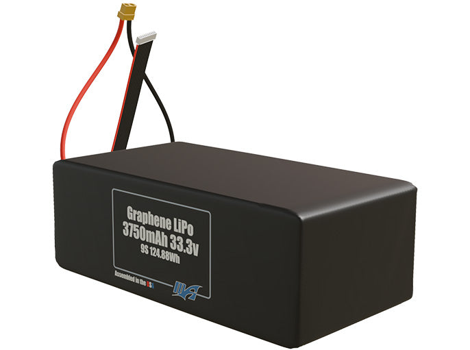 Graphene LiPo 3750mAh 9S 33.3v Battery Pack