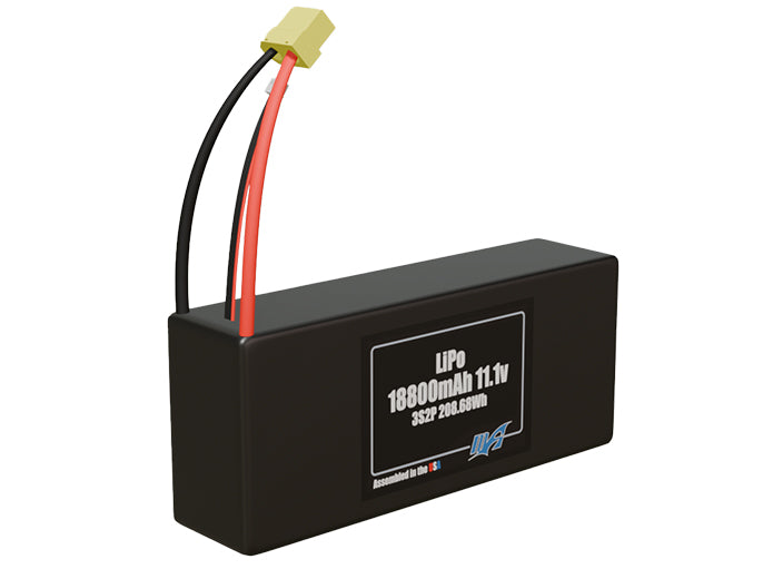 LiPo 18800mAh 3S2P 11.1v Battery Pack