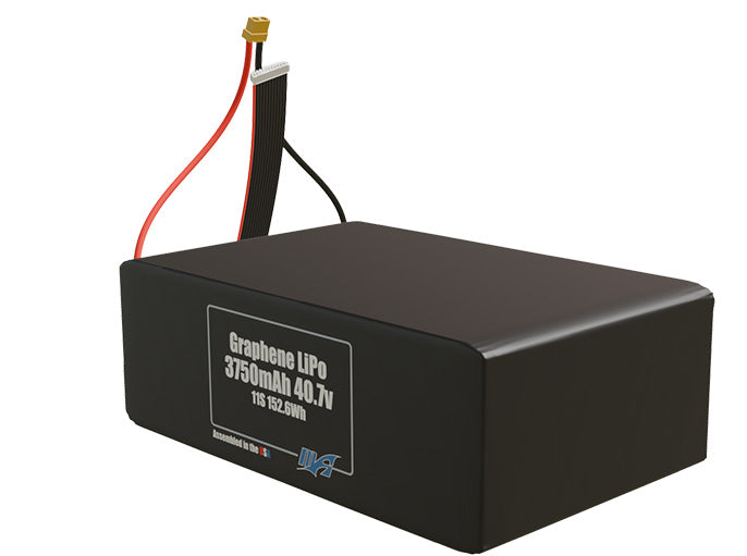 Graphene LiPo 3750mAh 11S 40.7v Battery Pack