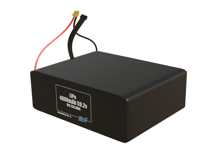 LiPo 4000mAh 16S 59.2v Battery Pack