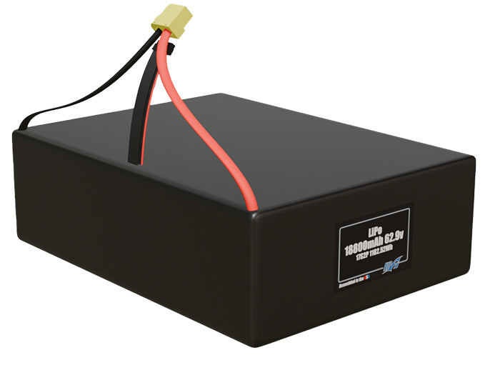 LiPo 18800mAh 17S2P 62.9v Battery Pack