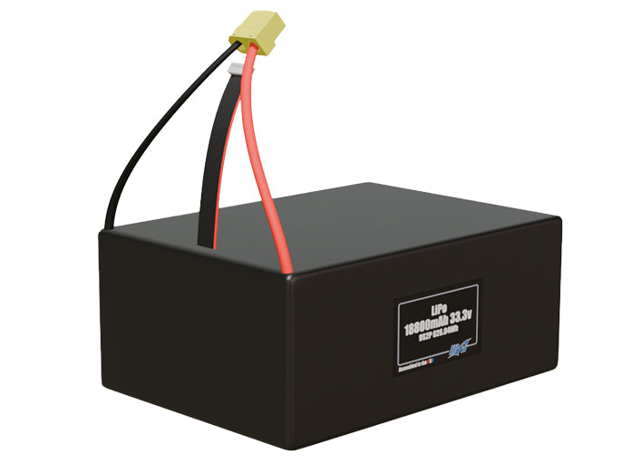 LiPo 18800mAh 9S2P 33.3v Battery Pack