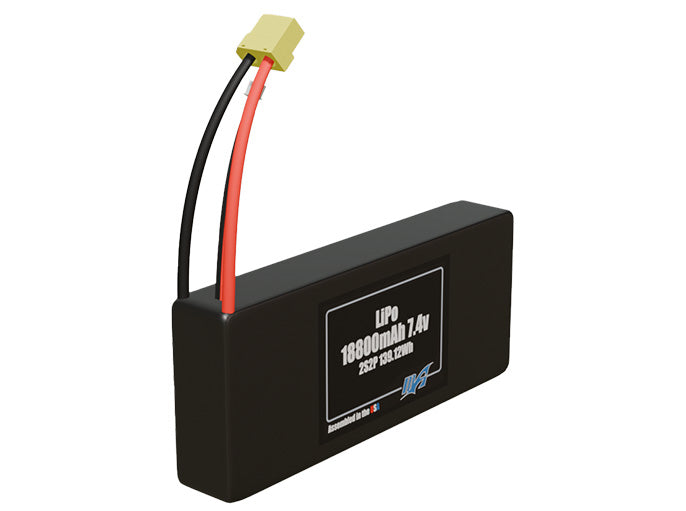 LiPo 18800mAh 2S2P 7.4v Battery Pack